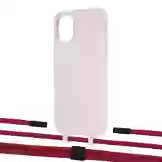 Чехол Upex Alter Eyelets for iPhone 11 Crepe with Twine Red and Fausset Matte Black (UP106541)