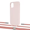 Чохол Upex Alter Eyelets for iPhone 11 Crepe with Twine Cantaloupe and Fausset Silver (UP106559)