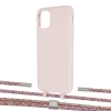 Чехол Upex Alter Eyelets for iPhone 11 Crepe with Twine Mulberry and Fausset Silver (UP106564)