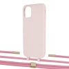 Чехол Upex Alter Eyelets for iPhone 11 Crepe with Twine Coral and Fausset Gold (UP106574)
