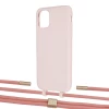 Чохол Upex Alter Eyelets for iPhone 11 Crepe with Twine Cantaloupe and Fausset Gold (UP106576)