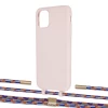 Чехол Upex Alter Eyelets for iPhone 11 Crepe with Twine Blue Sunset and Fausset Gold (UP106584)