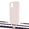 Чохол Upex Alter Eyelets for iPhone 11 Crepe with Twine Blue Marine and Fausset Gold (UP106586)