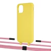 Чехол Upex Alter Eyelets for iPhone 11 Daffodil with Twine Coral and Fausset Matte Black (UP106591)