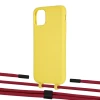 Чехол Upex Alter Eyelets for iPhone 11 Daffodil with Twine Red and Fausset Matte Black (UP106592)