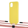 Чехол Upex Alter Eyelets for iPhone 11 Daffodil with Twine Cantaloupe and Fausset Matte Black (UP106593)