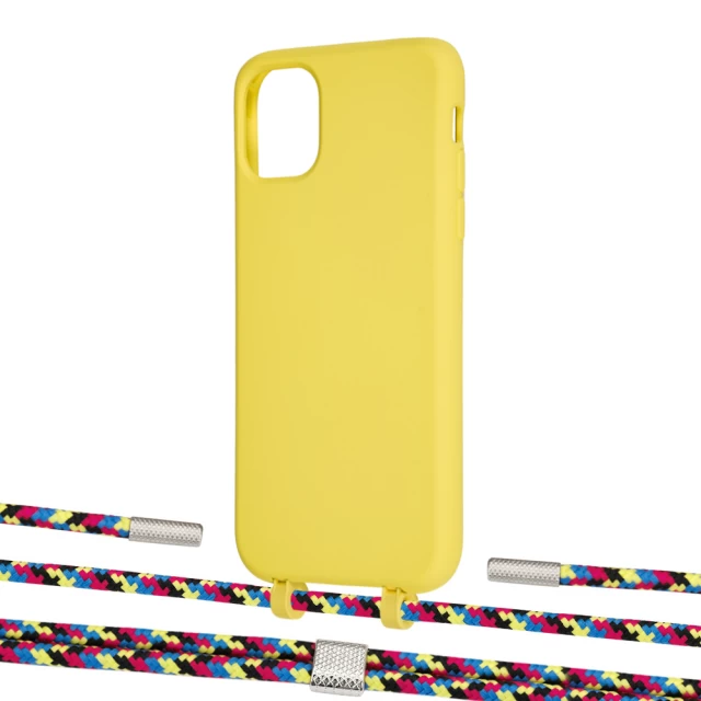 Чехол Upex Alter Eyelets for iPhone 11 Daffodil with Twine Critical Camouflage and Fausset Silver (UP106621)