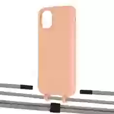 Чохол Upex Alter Eyelets for iPhone 11 Tangerine with Twine Gray and Fausset Matte Black (UP106647)