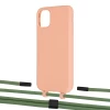 Чехол Upex Alter Eyelets for iPhone 11 Tangerine with Twine Mint and Fausset Matte Black (UP106648)