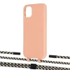 Чехол Upex Alter Eyelets for iPhone 11 Tangerine with Twine Copper and Fausset Matte Black (UP106651)