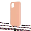 Чехол Upex Alter Eyelets for iPhone 11 Tangerine with Twine Critical Camouflage and Fausset Matte Black (UP106655)