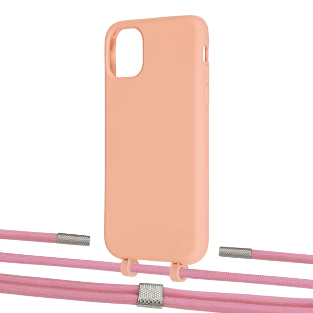 Чохол Upex Alter Eyelets for iPhone 11 Tangerine with Twine Coral and Fausset Silver (UP106659)