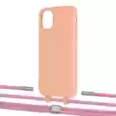 Чохол Upex Alter Eyelets for iPhone 11 Tangerine with Twine Coral and Fausset Silver (UP106659)