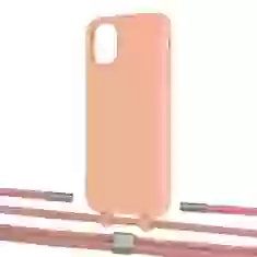 Чохол Upex Alter Eyelets for iPhone 11 Tangerine with Twine Cantaloupe and Fausset Silver (UP106661)