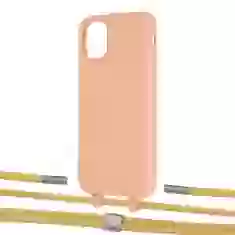 Чехол Upex Alter Eyelets for iPhone 11 Tangerine with Twine Sunflower and Fausset Silver (UP106662)