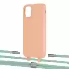 Чохол Upex Alter Eyelets for iPhone 11 Tangerine with Twine Pistachio and Fausset Silver (UP106663)