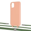 Чохол Upex Alter Eyelets for iPhone 11 Tangerine with Twine Mint and Fausset Silver (UP106665)