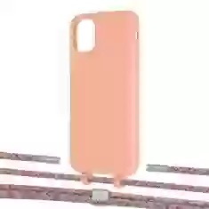 Чохол Upex Alter Eyelets for iPhone 11 Tangerine with Twine Mulberry and Fausset Silver (UP106666)