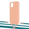 Чохол Upex Alter Eyelets for iPhone 11 Tangerine with Twine Cyan and Fausset Silver (UP106667)