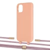 Чехол Upex Alter Eyelets for iPhone 11 Tangerine with Twine Rose Gold and Fausset Gold (UP106675)