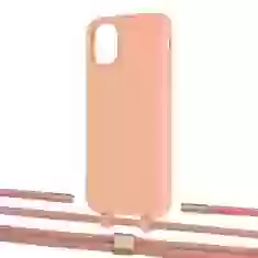 Чохол Upex Alter Eyelets for iPhone 11 Tangerine with Twine Cantaloupe and Fausset Gold (UP106678)