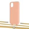 Чехол Upex Alter Eyelets for iPhone 11 Tangerine with Twine Sunflower and Fausset Gold (UP106679)