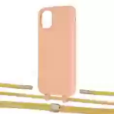 Чохол Upex Alter Eyelets for iPhone 11 Tangerine with Twine Sunflower and Fausset Gold (UP106679)