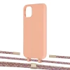 Чехол Upex Alter Eyelets for iPhone 11 Tangerine with Twine Mulberry and Fausset Gold (UP106683)