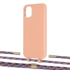 Чохол Upex Alter Eyelets for iPhone 11 Tangerine with Twine Blue Sunset and Fausset Gold (UP106686)