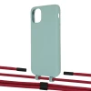 Чохол Upex Alter Eyelets for iPhone 11 Basil with Twine Red and Fausset Matte Black (UP106694)