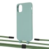 Чехол Upex Alter Eyelets for iPhone 11 Basil with Twine Mint and Fausset Matte Black (UP106699)