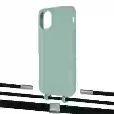 Чехол Upex Alter Eyelets for iPhone 11 Basil with Twine Black  and Fausset Silver (UP106707)