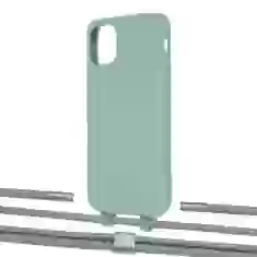 Чехол Upex Alter Eyelets for iPhone 11 Basil with Twine Gray and Fausset Silver (UP106715)