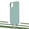 Чехол Upex Alter Eyelets for iPhone 11 Basil with Twine Mint and Fausset Silver (UP106716)