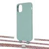 Чехол Upex Alter Eyelets for iPhone 11 Basil with Twine Mulberry and Fausset Silver (UP106717)