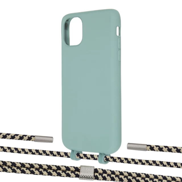 Чохол Upex Alter Eyelets for iPhone 11 Basil with Twine Copper and Fausset Silver (UP106719)