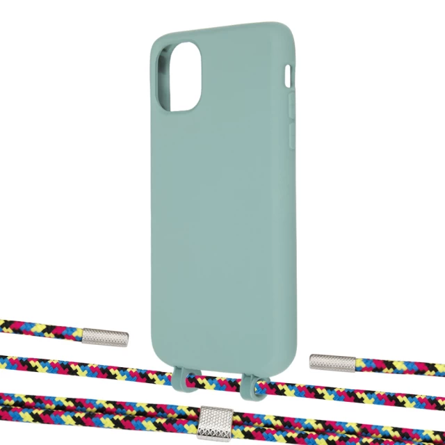 Чехол Upex Alter Eyelets for iPhone 11 Basil with Twine Critical Camouflage and Fausset Silver (UP106723)