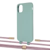 Чехол Upex Alter Eyelets for iPhone 11 Basil with Twine Rose Gold and Fausset Gold (UP106726)