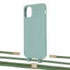 Чехол Upex Alter Eyelets for iPhone 11 Basil with Twine Mint and Fausset Gold (UP106733)