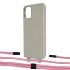 Чехол Upex Alter Eyelets for iPhone 11 Anchor with Twine Coral and Fausset Matte Black (UP106744)