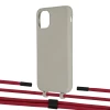 Чохол Upex Alter Eyelets for iPhone 11 Anchor with Twine Red and Fausset Matte Black (UP106745)