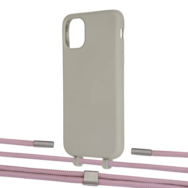 Чехол Upex Alter Eyelets for iPhone 11 Anchor with Twine Rose Gold and Fausset Silver (UP106760)