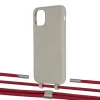 Чехол Upex Alter Eyelets for iPhone 11 Anchor with Twine Red and Fausset Silver (UP106762)