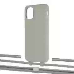 Чохол Upex Alter Eyelets for iPhone 11 Anchor with Twine Gray and Fausset Silver (UP106766)