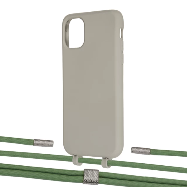 Чехол Upex Alter Eyelets for iPhone 11 Anchor with Twine Mint and Fausset Silver (UP106767)