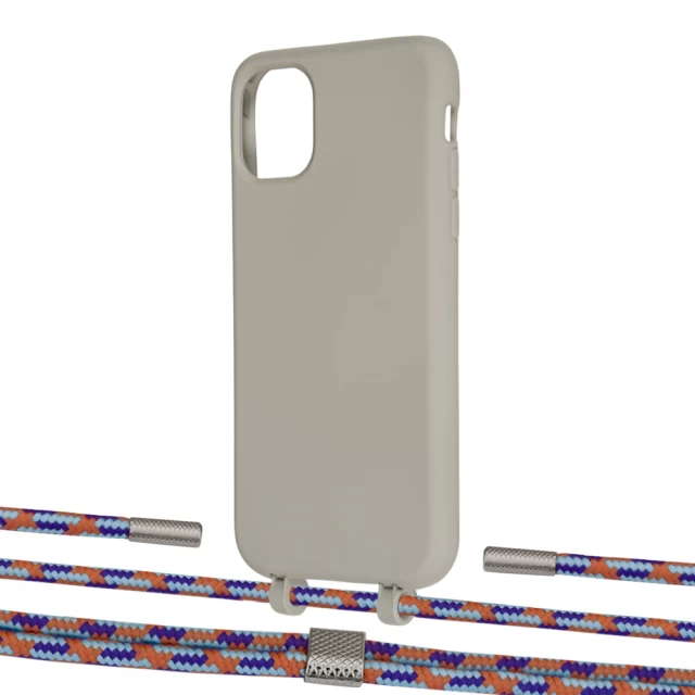 Чохол Upex Alter Eyelets for iPhone 11 Anchor with Twine Blue Sunset and Fausset Silver (UP106771)