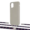 Чехол Upex Alter Eyelets for iPhone 11 Anchor with Twine Blue Marine and Fausset Silver (UP106773)