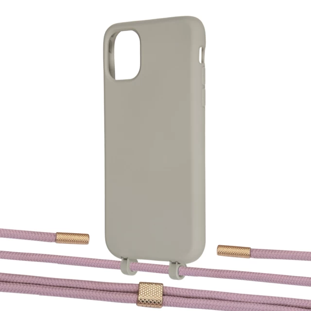 Чехол Upex Alter Eyelets for iPhone 11 Anchor with Twine Rose Gold and Fausset Gold (UP106777)