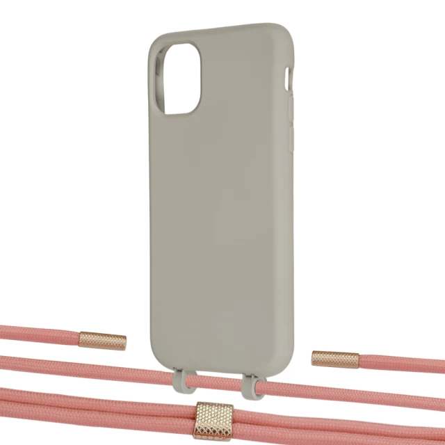 Чохол Upex Alter Eyelets for iPhone 11 Anchor with Twine Cantaloupe and Fausset Gold (UP106780)