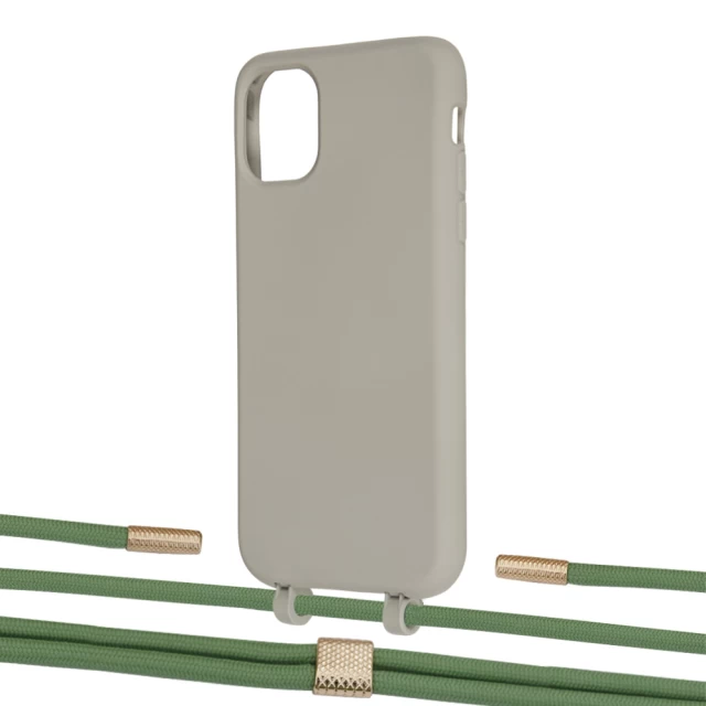 Чохол Upex Alter Eyelets for iPhone 11 Anchor with Twine Mint and Fausset Gold (UP106784)